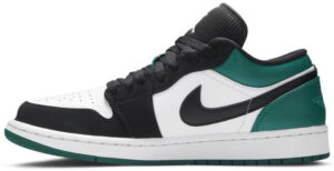 Jordan 1 Low White Black Mystic Green 553558-113 - Arviolet photo 2