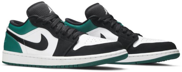 Jordan 1 Low White Black Mystic Green 553558-113 - Arviolet photo 3