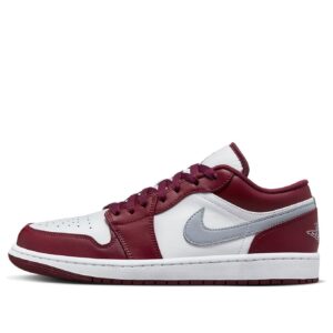 Jordan 1 Low White Bordeaux 553558-615 - Arviolet photo 1