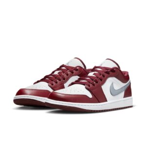 Jordan 1 Low White Bordeaux 553558-615 - Arviolet photo 2
