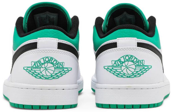 Jordan 1 Low White Lucky Green Black 553558-129 - Arviolet photo 4