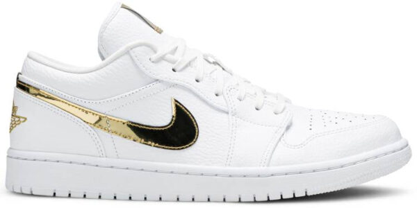 Jordan 1 Low White Metallic Gold (Women's) CZ4776-100 - Arviolet photo 1