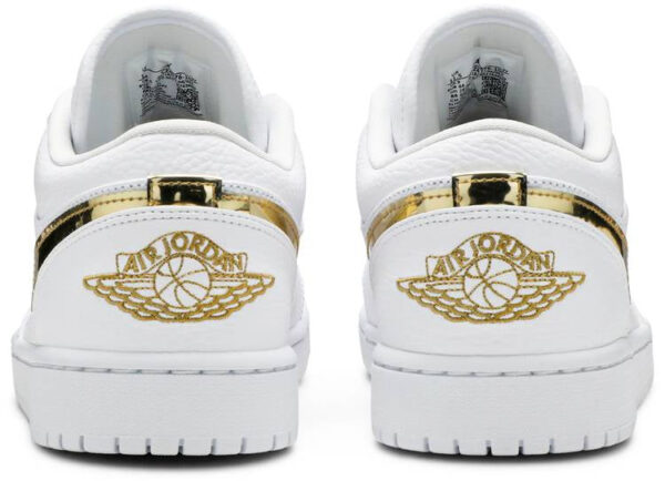 Jordan 1 Low White Metallic Gold (Women's) CZ4776-100 - Arviolet photo 2