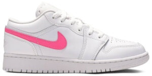 Jordan 1 Low White Neon (GS) CW7035-100 - Arviolet photo 1