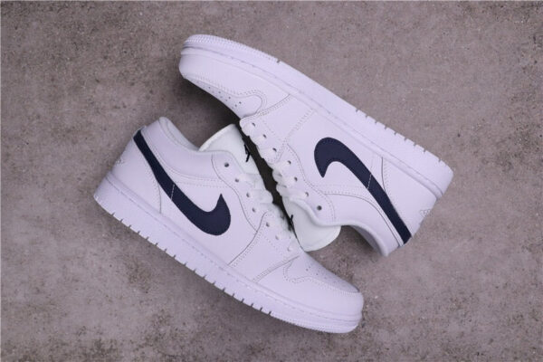 Jordan 1 Low White Obsidian 553558-114 - Arviolet photo 7