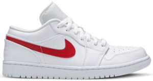 Jordan 1 Low White University Red (Women's) AO9944-161 - Arviolet photo 1