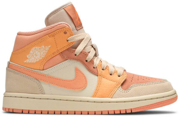 Jordan 1 Mid Apricot Orange (Women's) DH4270-800 - Arviolet photo 1