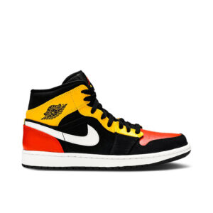 Jordan 1 Mid Black Amarillo Orange 852542-087 - Arviolet photo 1
