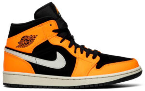 Jordan 1 Mid Black Cone 554724-062 - Arviolet photo 1