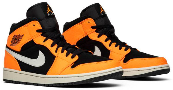 Jordan 1 Mid Black Cone 554724-062 - Arviolet photo 5