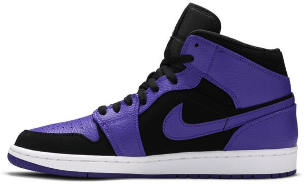 Jordan 1 Mid Black Dark Concord 554724-051 - Arviolet photo 2