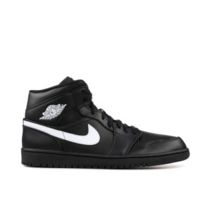 Jordan 1 Mid Black White (2018) 554724-049 - Arviolet photo 1