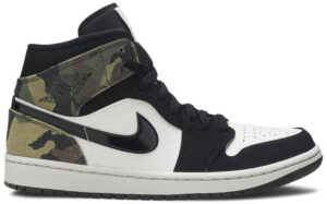 Jordan 1 Mid Camo (2020) CW5490-001 - Arviolet photo 1