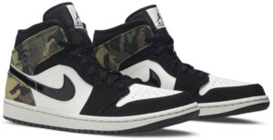 Jordan 1 Mid Camo (2020) CW5490-001 - Arviolet photo 2