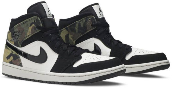 Jordan 1 Mid Camo (2020) CW5490-001 - Arviolet photo 2