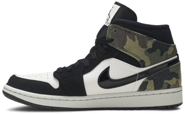 Jordan 1 Mid Camo (2020) CW5490-001 - Arviolet photo 3