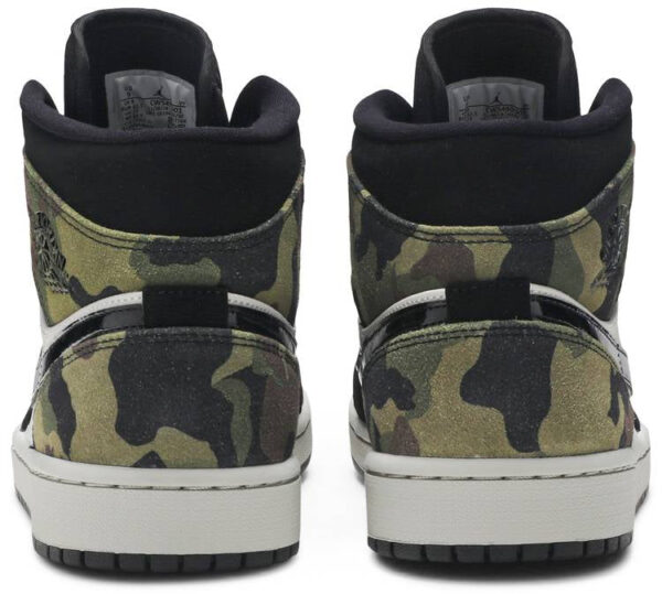 Jordan 1 Mid Camo (2020) CW5490-001 - Arviolet photo 4
