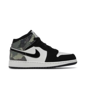 Jordan 1 Mid Camo (GS) CW5550-001 - Arviolet photo 1