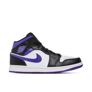 Jordan 1 Mid Dark Iris 554724-095 - Arviolet photo 1