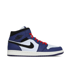 Jordan 1 Mid Deep Royal Blue Black 852542-400 - Arviolet photo 1