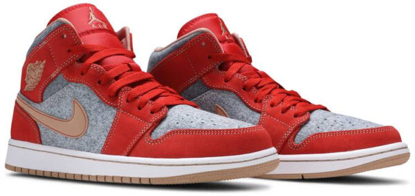 Jordan 1 Mid Denim Red DM4352-600 - Arviolet photo 3