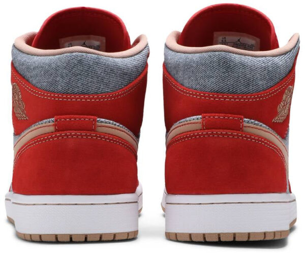Jordan 1 Mid Denim Red DM4352-600 - Arviolet photo 4
