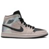 Jordan 1 Mid Dirty Powder Iridescent (Women's) BQ6472-602 - Arviolet photo 1