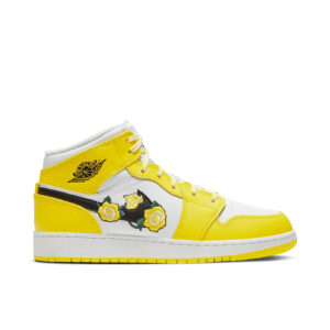 Jordan 1 Mid Dynamic Yellow Floral (GS) AV5174-700 - Arviolet photo 1