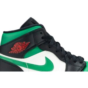 Jordan 1 Mid Green Toe 554724-067 - Arviolet photo 2