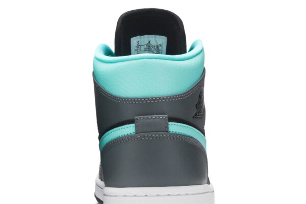 Jordan 1 Mid Grey Aqua 554724-063 - Arviolet photo 7