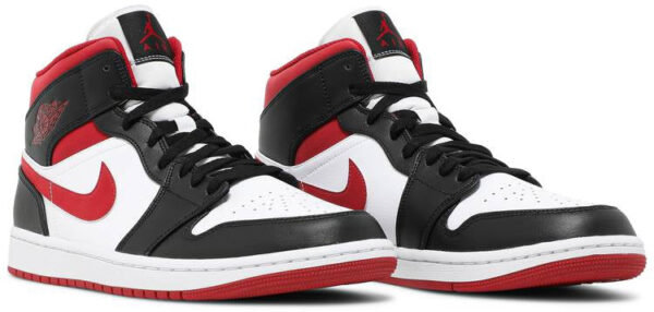 Jordan 1 Mid Gym Red Black White 554724-122 - Arviolet photo 3