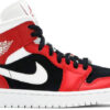 Jordan 1 Mid Gym Red Black (Women's) BQ6472-601 - Arviolet photo 1