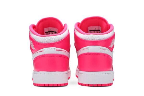 Jordan 1 Mid Hyper Pink White (GS) 555112-611 - Arviolet photo 6