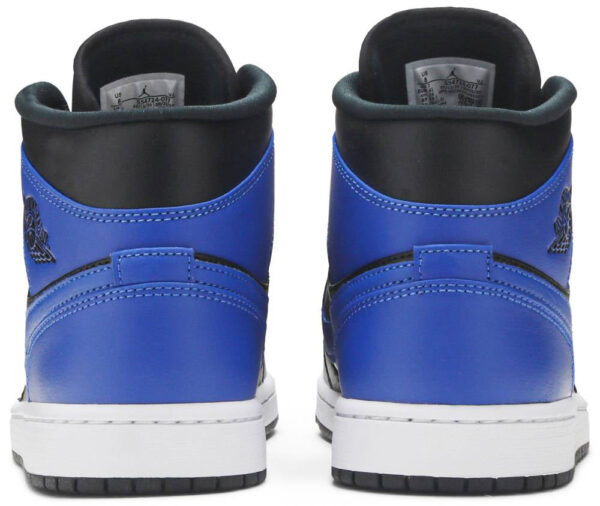 Jordan 1 Mid Hyper Royal Tumbled Leather 554724-077 - Arviolet photo 4