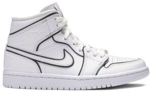 Jordan 1 Mid Iridescent Reflective White (Women's) CK6587-100 - Arviolet photo 1