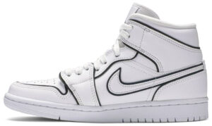 Jordan 1 Mid Iridescent Reflective White (Women's) CK6587-100 - Arviolet photo 2