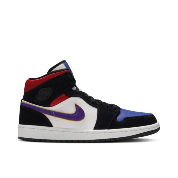 Jordan 1 Mid Lakers Top 3 852542-005 - Arviolet photo 1