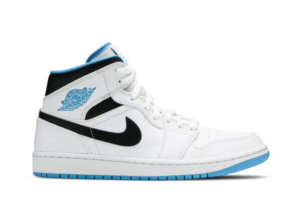 Jordan 1 Mid Laser Blue 554724-141 - Arviolet photo 1