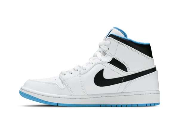 Jordan 1 Mid Laser Blue 554724-141 - Arviolet photo 3