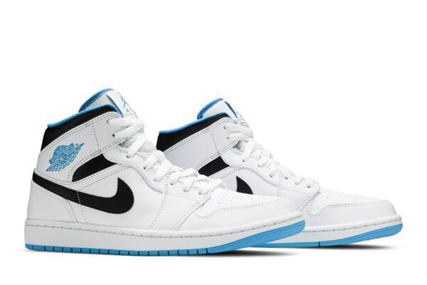 Jordan 1 Mid Laser Blue 554724-141 - Arviolet photo 8