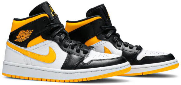 Jordan 1 Mid Laser Orange Black (Women's) CV5276-107 - Arviolet photo 3