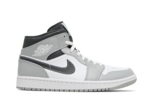 Jordan 1 Mid Light Smoke Grey Anthracite 554724-078 - Arviolet photo 1