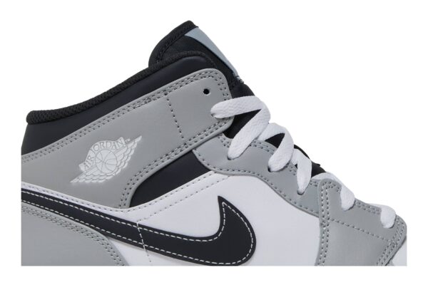 Jordan 1 Mid Light Smoke Grey (GS) 554725-078 - Arviolet photo 2
