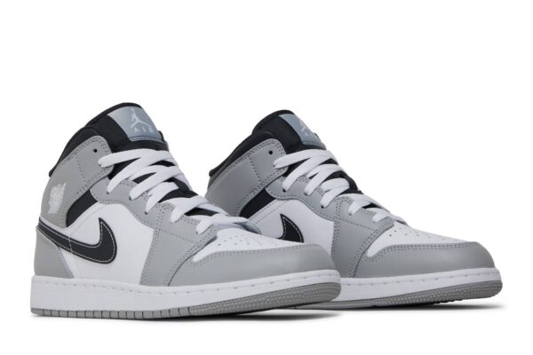 Jordan 1 Mid Light Smoke Grey (GS) 554725-078 - Arviolet photo 8