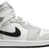 Jordan 1 Mid Light Smoke Grey (Women's) BQ6472-015 - Arviolet photo 1