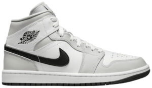 Jordan 1 Mid Light Smoke Grey (Women's) BQ6472-015 - Arviolet photo 1