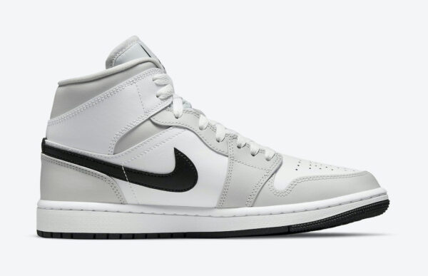 Jordan 1 Mid Light Smoke Grey (Women's) BQ6472-015 - Arviolet photo 3
