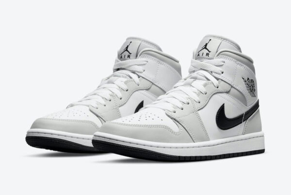 Jordan 1 Mid Light Smoke Grey (Women's) BQ6472-015 - Arviolet photo 4