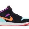 Jordan 1 Mid Multi-Color (GS) 554725-083 - Arviolet photo 1