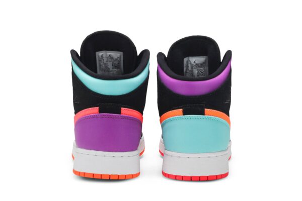 Jordan 1 Mid Multi-Color (GS) 554725-083 - Arviolet photo 6